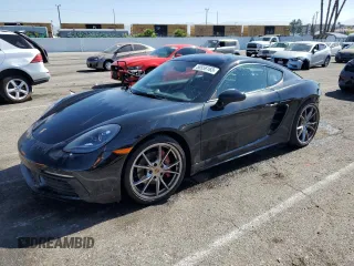 2018 Porsche 718 Cayman S with VIN WP0AB2A81JK278930, listed as a Copart auction lot 56556163 with 27,569 mi miles and . Bid and sale history available at DreamBid. Image 1.
