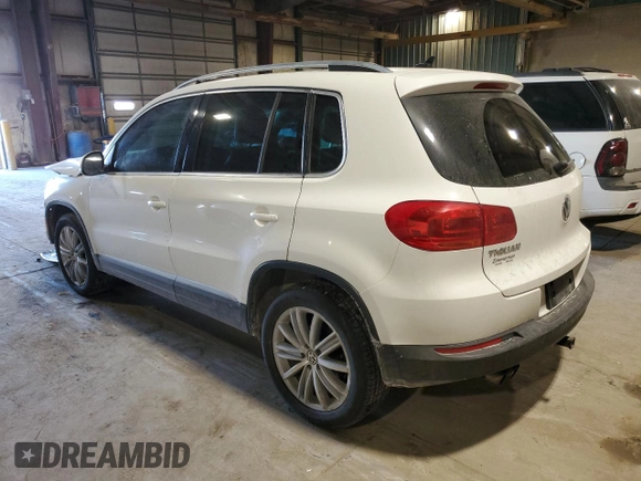 2012 Volkswagen Tiguan SE with VIN WVGAV7AX8CW533592, listed as a Copart auction lot 43246395 with 149,928 mi miles and Salvage Title. Bid and sale history available at DreamBid. Image 2.