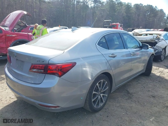 2017 Acura TLX V6 w/Technology Pkg with VIN 19UUB2F57HA000336, listed as a IAAI auction lot 41649458 with 121,741 mi miles. Bid and sale history available at carsss.com. Image 4.