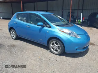 2012 Nissan LEAF SL with VIN JN1AZ0CP3CT022048, listed as a IAAI auction lot 42177290 with 49,194 mi miles and . Bid and sale history available at DreamBid. Image 1.