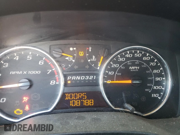 2008 GMC Canyon SLE1 with VIN 1GTDT19E988169993, listed as a Copart auction lot 87622375 with 108,788 mi miles and Clean Title. Bid and sale history available at carsss.com. Image 9.