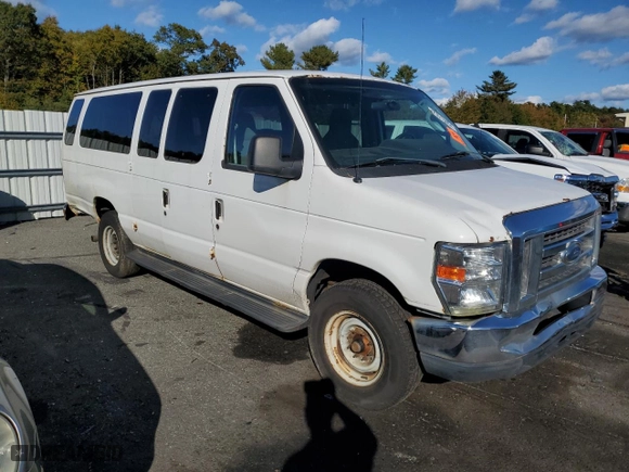 2010 Ford Econoline Wagon XL with VIN 1FBSS3BLXADA49880, listed as a Copart auction lot 73513854 with 0 mi miles and Salvage Title. Bid and sale history available at carsss.com. Image 4.