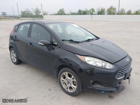 2016 Ford Fiesta SE with VIN 3FADP4EJ3GM203760, listed as a IAAI auction lot 41928386 with 52,744 mi miles. Bid and sale history available at carsss.com. Image 1.