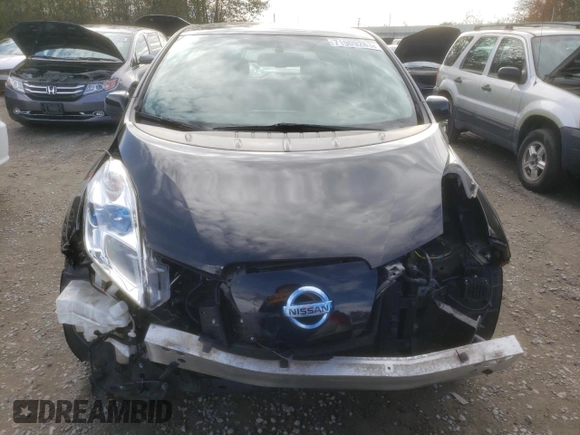 2015 Nissan LEAF SV with VIN 1N4AZ0CP1FC317091, listed as a Copart auction lot 71909263 with 35,621 mi miles. Bid and sale history available at carsss.com. Image 5.