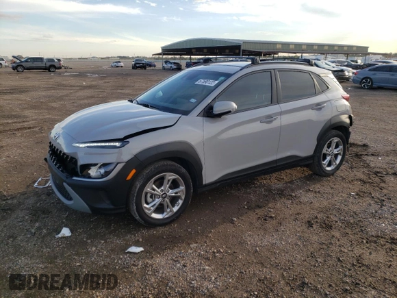 2022 Hyundai Kona SEL with VIN KM8K62AB5NU816295, listed as a Copart auction lot 67590122 with 15,031 mi miles. Bid and sale history available at carsss.com. Image 1.