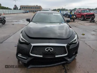 2017 Infiniti Q60 Premium with VIN JN1EV7EL8HM551447, listed as a Copart auction lot 58172955 with 43,457 mi miles and Salvage title. Bid and sale history available at DreamBid. Image 5.