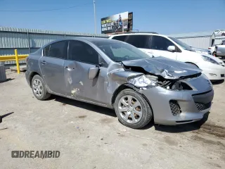 2013 Mazda 3 i SV with VIN JM1BL1TF9D1793448, listed as a Copart auction lot 50348115 with 115,046 mi miles and Salvage title. Bid and sale history available at DreamBid. Image 4.