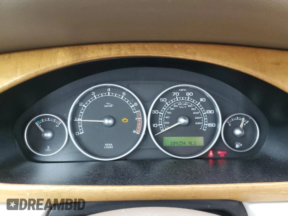 2004 Jaguar X-Type with VIN SAJEA51C74WE00833, listed as a Copart auction lot 49952155 with 109,254 mi miles and Non Repairable. Bid and sale history available at DreamBid. Image 9.