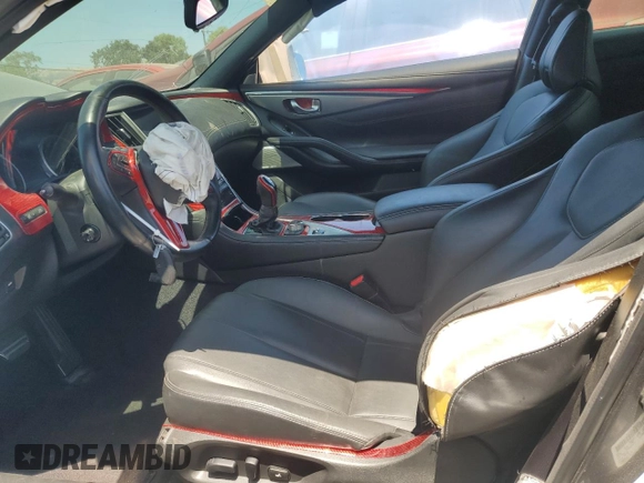 2017 Infiniti Q60 Premium with VIN JN1EV7EK0HM361911, listed as a Copart auction lot 59539525 with Not provided miles and Salvage title. Bid and sale history available at DreamBid. Image 7.