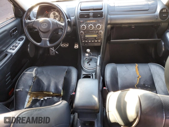 2004 Lexus IS 300/350 z VIN JTHBD192740086743, wystawiony jako Copart lot #84852754 z przebiegiem 166 236 mil mil oraz Nie do naprawy • Non repairable. Historia ofert i sprzedaży dostępna na DreamBid. Obrazek 8.