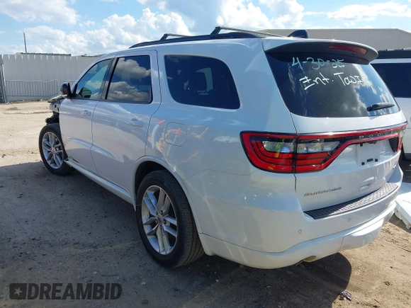 2023 Dodge Durango GT Plus with VIN 1C4RDHDG5PC635967, listed as a IAAI auction lot 42238284 with 42,324 mi miles and . Bid and sale history available at DreamBid. Image 3.