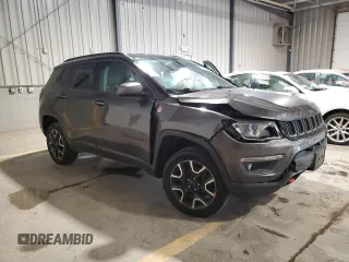 2020 Jeep Compass Trailhawk z VIN 3C4NJDDB1LT119074, wystawiony jako Copart lot #60255815 z przebiegiem 73 906 mil mil oraz Szkoda całkowita • Salvage title. Historia ofert i sprzedaży dostępna na DreamBid. Obrazek 4.
