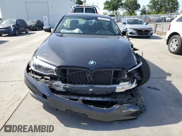2018 BMW 5 Series 530e with VIN WBAJA9C53JB034157, listed as a Copart auction lot 54392415 with Not provided miles and Salvage title. Bid and sale history available at DreamBid. Image 5.
