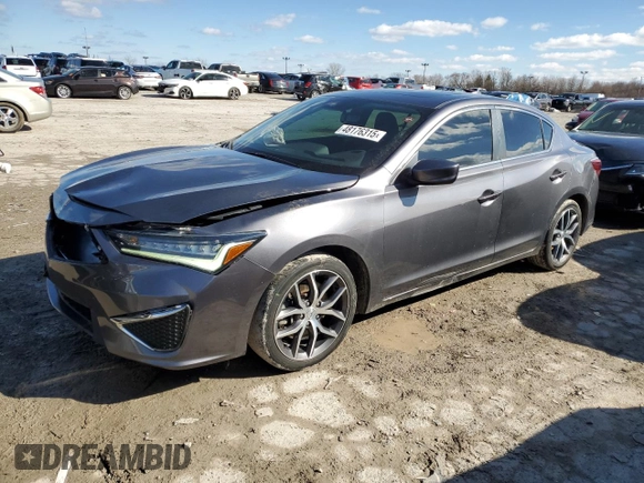 2019 Acura ILX w/Premium Pkg with VIN 19UDE2F70KA001151, listed as a Copart auction lot 48176315 with 68,024 mi miles and Salvage Title. Bid and sale history available at carsss.com. Image 1.