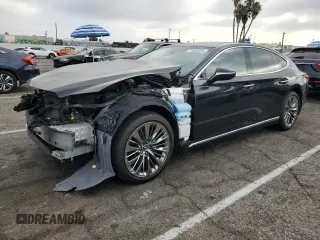 2021 Lexus LS with VIN JTHD51FF3M5014289, listed as a Copart auction lot 71442284 with 6,893 mi miles and Salvage Title. Bid and sale history available at carsss.com. Image 1.