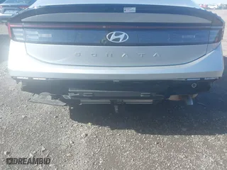 2025 Hyundai Sonata SEL with VIN KMHL64JA4SA437597, listed as a IAAI auction lot 41980177 with 12,069 mi miles. Bid and sale history available at carsss.com. Image 6.
