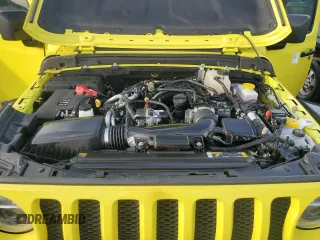 2022 Jeep Wrangler Unlimited High Tide with VIN 1C4HJXDG9NW249658, listed as a Copart auction lot 74501134 with Not Provided miles and Non Repairable. Bid and sale history available at DreamBid. Image 12.