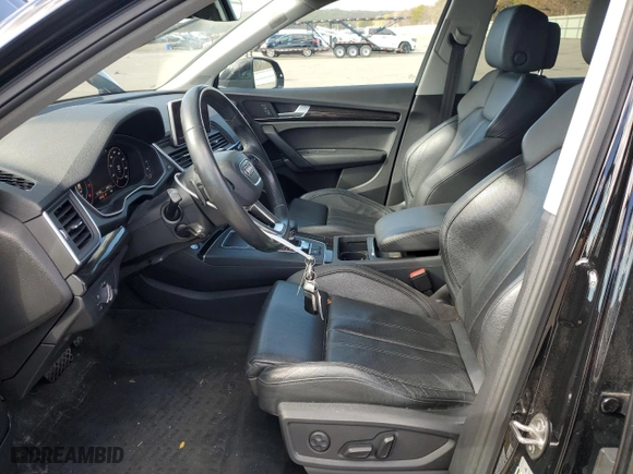 2018 Audi Q5 Premium Plus with VIN WA1BNAFY0J2215486, listed as a Copart auction lot 52041005 with 67,180 mi miles and Salvage Title. Bid and sale history available at carsss.com. Image 7.