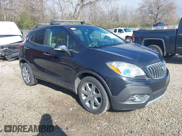 2016 Buick Encore Leather with VIN KL4CJCSB0GB646755, listed as a IAAI auction lot 41958430 with 103,678 mi miles. Bid and sale history available at carsss.com. Image 1.