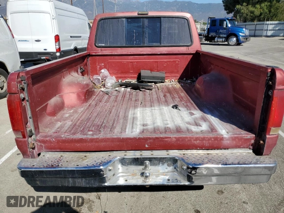 1993 Ford F-150 with VIN 1FTEX15H2PKB81848, listed as a Copart auction lot 76837684 with 199,172 mi miles and Salvage title. Bid and sale history available at DreamBid. Image 6.