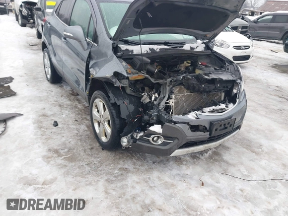 2015 Buick Encore Convenience with VIN KL4CJFSBXFB033767, listed as a IAAI auction lot 41447019 with 131,954 mi miles and . Bid and sale history available at carsss.com. Image 6.