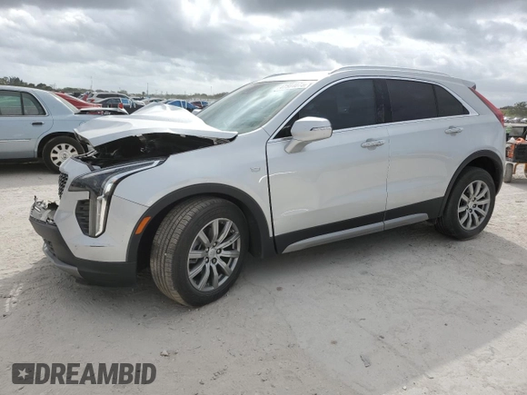 2021 Cadillac XT4 FWD Premium Luxury with VIN 1GYFZCR48MF071547, listed as a Copart auction lot 47564075 with 26,955 mi miles and Non Repairable. Bid and sale history available at carsss.com. Image 1.