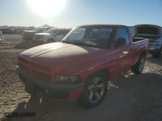 1998 Dodge Ram 1500 with VIN 3B7HC16Z4WM205221, listed as a Copart auction lot 42366595 with 205,646 mi miles and Salvage Title. Bid and sale history available at carsss.com. Image 1.