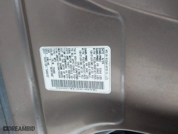 2009 Nissan Murano S with VIN JN8AZ18U79W100389, listed as a IAAI auction lot 41324706 with 207,086 mi miles. Bid and sale history available at carsss.com. Image 9.