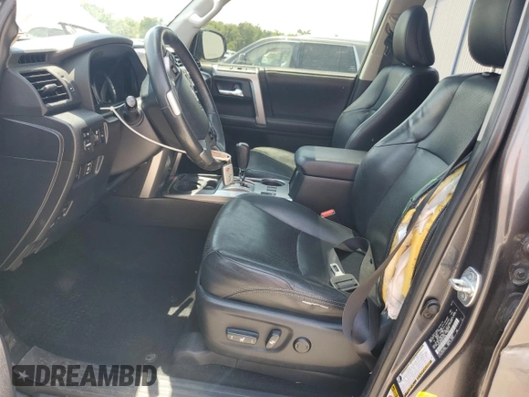 2014 Toyota 4Runner SR5 with VIN JTEZU5JR3E5075786, listed as a Copart auction lot 57126775 with 140,577 mi miles and Salvage title. Bid and sale history available at DreamBid. Image 7.
