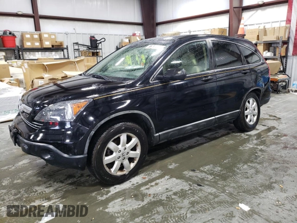 2009 Honda CR-V EX z VIN 5J6RE38549L027170, wystawiony jako Copart lot #56798035 z przebiegiem 163 006 mil mil oraz Szkoda całkowita • Salvage title. Historia ofert i sprzedaży dostępna na DreamBid. Obrazek 1.
