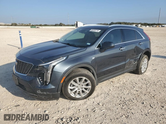 2021 Cadillac XT4 AWD Luxury with VIN 1GYFZBR43MF004722, listed as a Copart auction lot 80326714 with 45,046 mi miles and Salvage Title. Bid and sale history available at carsss.com. Image 1.