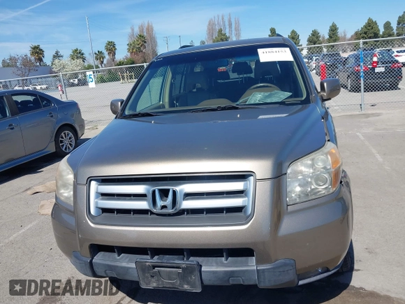 2008 Honda Pilot EX-L with VIN 5FNYF18758B012974, listed as a IAAI auction lot 41884153 with 112,165 mi miles and . Bid and sale history available at DreamBid. Image 12.