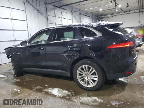 2020 Jaguar F-Pace 30t Prestige with VIN SADCK2GX5LA632775, listed as a Copart auction lot 46802965 with 60,359 mi miles and Salvage Title. Bid and sale history available at DreamBid. Image 2.