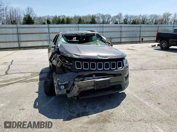 2018 Jeep Compass Latitude с VIN 3C4NJDBB8JT179546, выставлен на аукционе Copart как лот 53488785 с пробегом 67 033 миль миль и Списание • Salvage title. История ставок и продаж доступна на DreamBid. Изображение 12.