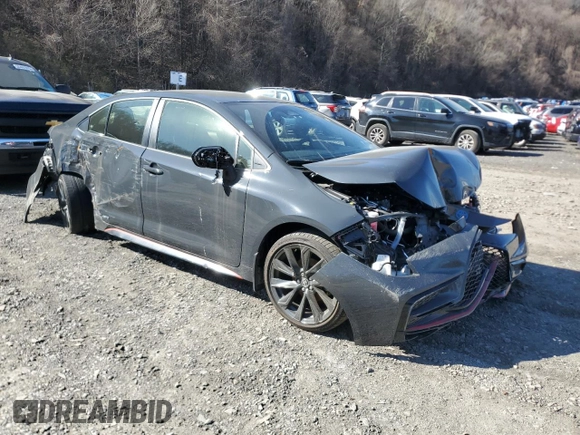 2023 Toyota Corolla Hybrid LE with VIN JTDBDMHE8P3006416, listed as a Copart auction lot 52690885 with 15,349 mi miles and Salvage Title. Bid and sale history available at carsss.com. Image 4.