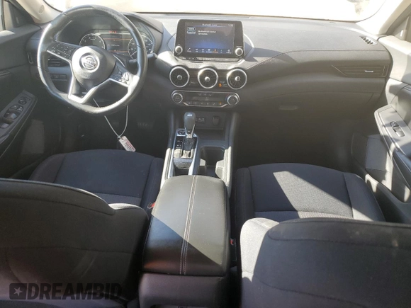 2022 Nissan Sentra SV with VIN 3N1AB8CV7NY316306, listed as a Copart auction lot 47301205 with 52,171 mi miles and Salvage Title. Bid and sale history available at carsss.com. Image 8.