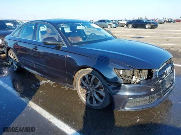 2012 Audi A6 3.0T Prestige with VIN WAUHGBFC8CN174740, listed as a IAAI auction lot 41439297 with 84,570 mi miles. Bid and sale history available at carsss.com. Image 1.
