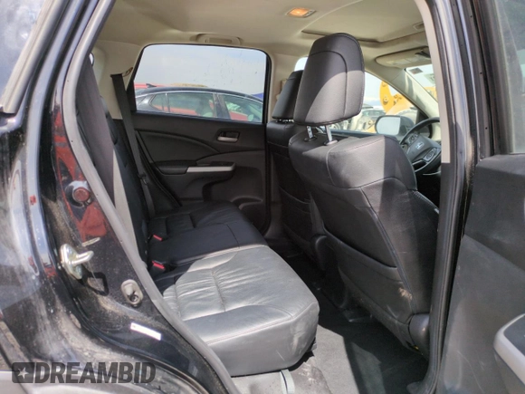 2014 Honda CR-V EX-L with VIN 5J6RM4H79EL009333, listed as a Copart auction lot 53100335 with 103,466 mi miles and Salvage Title. Bid and sale history available at carsss.com. Image 10.