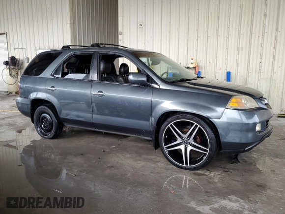 2006 Acura MDX with VIN 2HNYD18276H542200, listed as a Copart auction lot 74699874 with 0 mi miles and Non Repairable. Bid and sale history available at carsss.com. Image 4.