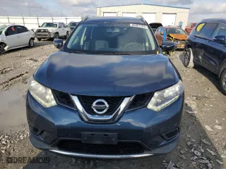 2015 Nissan Rogue S with VIN KNMAT2MT9FP555573, listed as a Copart auction lot 86861724 with 83,414 mi miles and Salvage Title. Bid and sale history available at carsss.com. Image 5.