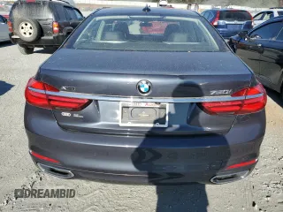 2019 BMW 7 Series 750i xDrive with VIN WBA7F2C55KB240777, listed as a Copart auction lot 76840504 with 38,250 mi miles and Salvage title. Bid and sale history available at DreamBid. Image 6.