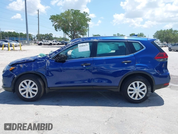 2019 Nissan Rogue S with VIN 5N1AT2MT4KC834992, listed as a IAAI auction lot 42005675 with 14,366 mi miles and . Bid and sale history available at carsss.com. Image 14.