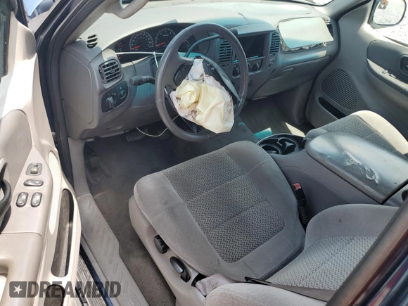 2002 Ford F-150 XL with VIN 1FTRX17222KB05081, listed as a Copart auction lot 56459765 with 126,941 mi miles and Salvage title. Bid and sale history available at DreamBid. Image 8.