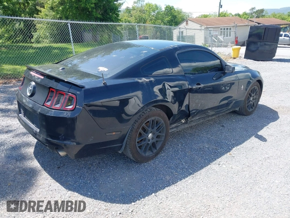 2013 Ford Mustang V6 with VIN 1ZVBP8AM9D5220487, listed as a IAAI auction lot 42189571 with 132,388 mi miles and . Bid and sale history available at DreamBid. Image 4.