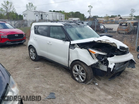 2016 Kia Soul + with VIN KNDJP3A59G7370859, listed as a IAAI auction lot 41941040 with 1 mi miles. Bid and sale history available at carsss.com. Image 1.