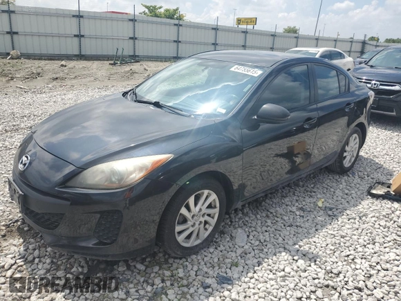 2012 Mazda 3 i Touring with VIN JM1BL1V70C1613102, listed as a Copart auction lot 64755615 with 180,517 mi miles and Clean title. Bid and sale history available at DreamBid. Image 1.