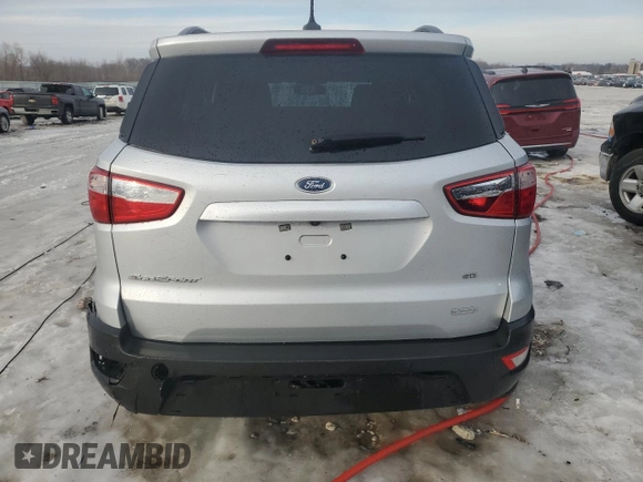 2019 Ford EcoSport SE with VIN MAJ3S2GE2KC272352, listed as a Copart auction lot 46612035 with 83,318 mi miles and Salvage Title. Bid and sale history available at DreamBid. Image 6.