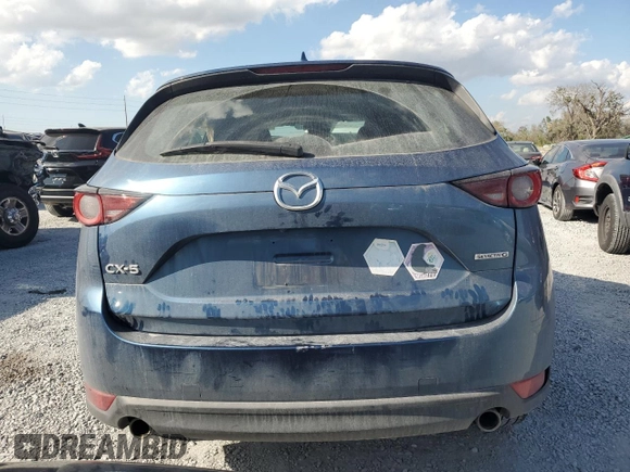 2021 Mazda CX-5 Sport with VIN JM3KFABM1M0414219, listed as a Copart auction lot 44918385 with 40,206 mi miles and Salvage Title. Bid and sale history available at carsss.com. Image 6.