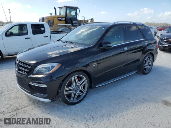 2015 Mercedes-Benz M 63 AMG with VIN 4JGDA7EB1FA470876, listed as a Copart auction lot 77074354 with Not Provided miles and Salvage Title. Bid and sale history available at carsss.com. Image 1.