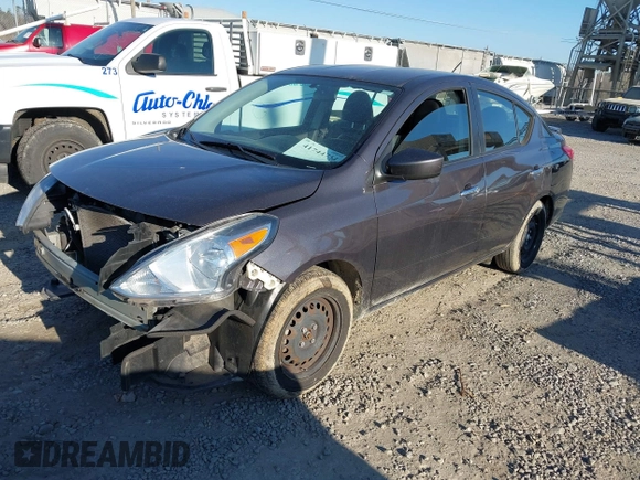 2015 Nissan Versa SV with VIN 3N1CN7APXFL907646, listed as a IAAI auction lot 41744751 with 82,843 mi miles. Bid and sale history available at carsss.com. Image 2.